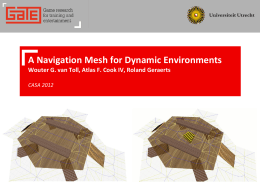 A Navigation mesh for dynamic Environments