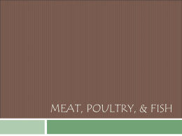 Meat, Fish, & Poultry
