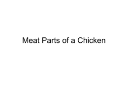 Meat Parts of a Chicken