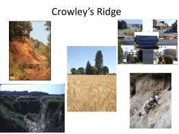 Crowley’s Ridge