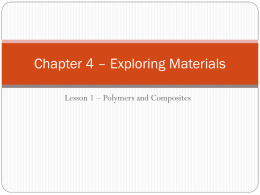 Chapter 4 – Exploring Materials
