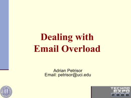 Use E-mail Effectively