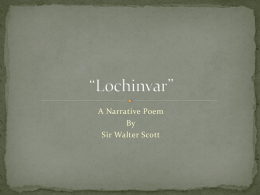 Lochinvar” - Tracie Wright