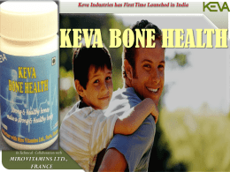 KEVA BONE HEALTH - Work from Home