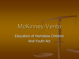 McKinney-Vento - Delaware Department of Education