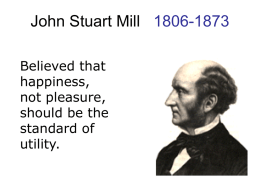 John Stuart Mill 1806-1873