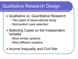 Political Science 30: Political Inquiry