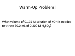 Warm-Up Problem!