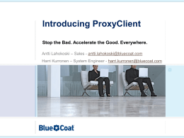 Introducing ProxyClient