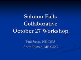 Salmon Falls Collaborative October 27 Workshop
