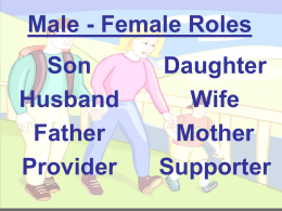 Male - Female Roles