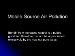 Mobile Source Air Pollution