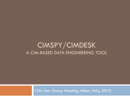 Tools - CIMSpy