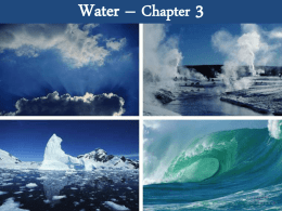 Properties of Water - Mrs. Sugden's Classes