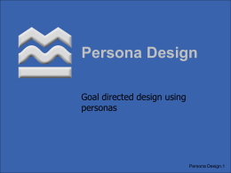 Persona Design - Surface Effect
