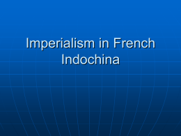 Imperialism in French Indochina