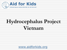 Hydrocephalus Project Vietnam