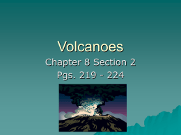 Volcanoes - Ms. Buzanowski's 8th Grade Class
