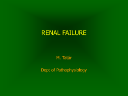 RENAL FAILURE