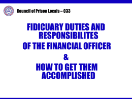 Secretary-Treasurers & Local Presidents Fiduciary