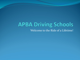 APBA Driving School