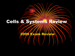 Cells & Systems Review - St. James