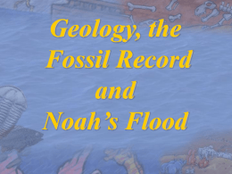 Geology and the Fossil Record - Hebron Lane Church of Christ