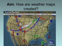 III. Weather Maps: