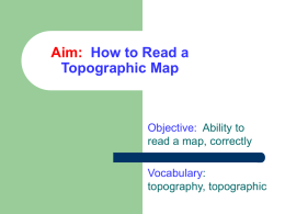 Aim: How to Read a Map