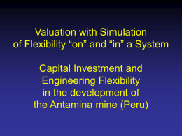 Option Approach to Capital Investment and Engineering