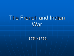 The French and Indian War - Bainbridge Island School District
