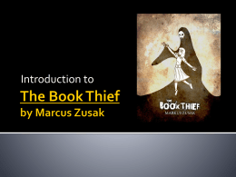 The Book Thief by Marcus Zusak