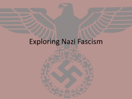 Exploring Nazi Fascism - Vegreville Composite High | Home