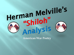 Shiloh” analysis - Reaching Teachers