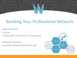 Building Your Professional Network - CRA-W