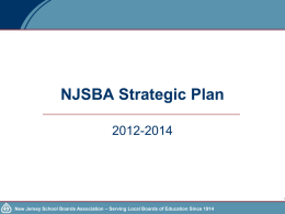 NJSBA Strategic Plan