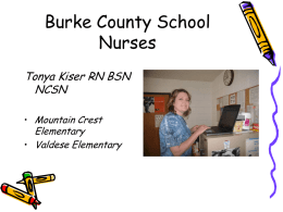 Burke County School Nurses