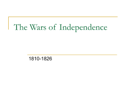 The Wars of Independence