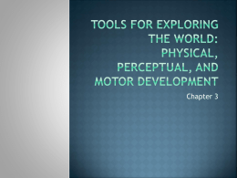 Tools for exploring the world: Physical, Perceptual, and