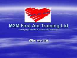 M2M FIRST AID TRAINING LTD