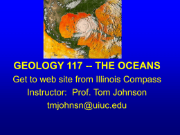 Lecture 2 -- Geology 117
