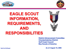 The Purpose of the Eagle Scout Award