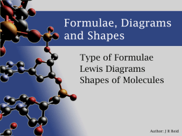 Formulae, Diagrams and Shapes