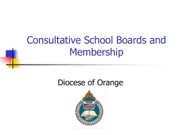 Consultative School Boards
