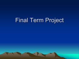 Final Term Project - Appalachian State University