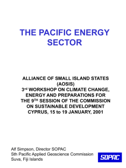 THE PACIFIC ENERGY SECTOR