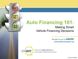 Auto Financing 101: Understanding How to Make Good Vehicle