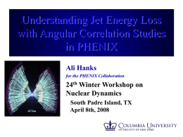 Understanding Jet Energy Loss with Angular Correlation