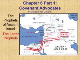 Chapter 6: Covenant Advocates by Chaplain Ron McCants