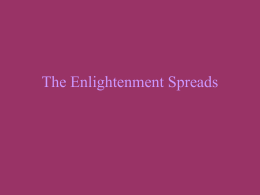 The Enlightenment Spreads - Northern Local School District